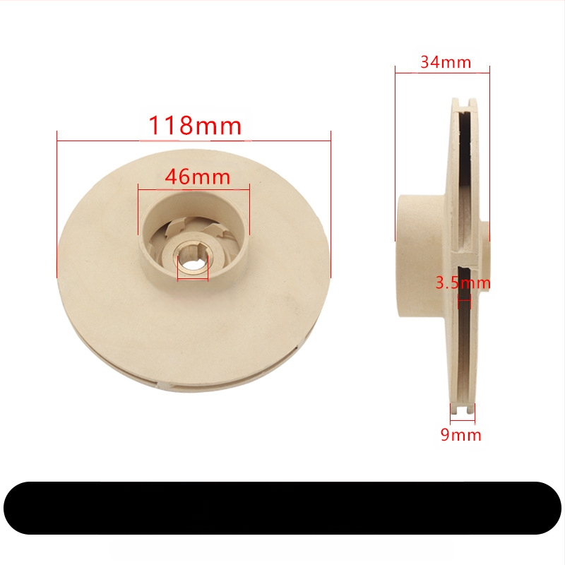 Jet savivartinė siurbimo pompa – plastinis impeleris, vadinamoji vamzdelio vadovas, stulpas, aukštos temperatūros atsparumas