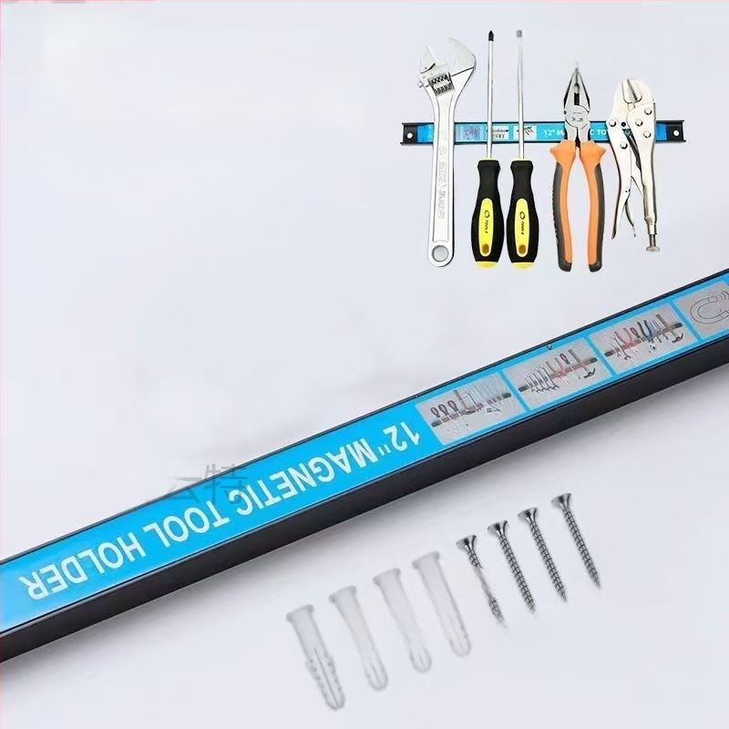 Μαγνητική βάση εργαλείων για οικιακή και κουζίνα με μαγνήτες υψηλής ισχύος; μοντέλα: 8in/20cm έξι φορές μεγαλύτερη μαγνητική βάση, 6in/16cm κοινή μαγνητική βάση, 12in/31cm έξι φορές μεγαλύτερη μαγνητική βάση, 18in/45cm.