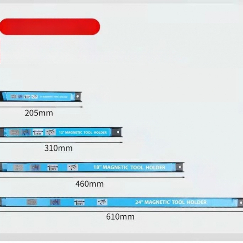 Μαγνητική βάση εργαλείων για οικιακή και κουζίνα με μαγνήτες υψηλής ισχύος; μοντέλα: 8in/20cm έξι φορές μεγαλύτερη μαγνητική βάση, 6in/16cm κοινή μαγνητική βάση, 12in/31cm έξι φορές μεγαλύτερη μαγνητική βάση, 18in/45cm.