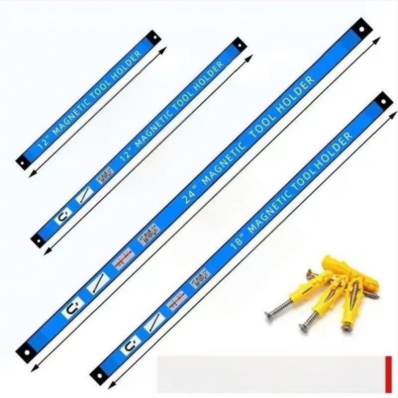 Μαγνητική βάση εργαλείων για οικιακή και κουζίνα με μαγνήτες υψηλής ισχύος; μοντέλα: 8in/20cm έξι φορές μεγαλύτερη μαγνητική βάση, 6in/16cm κοινή μαγνητική βάση, 12in/31cm έξι φορές μεγαλύτερη μαγνητική βάση, 18in/45cm.