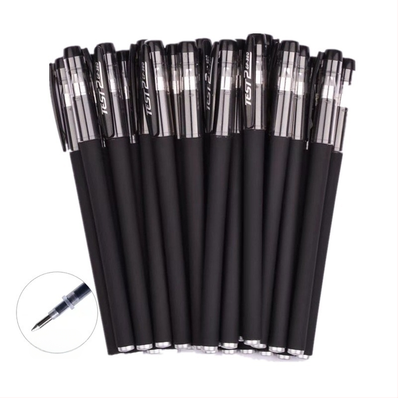 Neutrala matinio paviršiaus rašiklis studentams — raudona ir mėlyna rašalas; egzamino įrankis (Kilmė: Kitas; Prekės ženklas: Kitas; Logotipo spausdinimas: Ne)