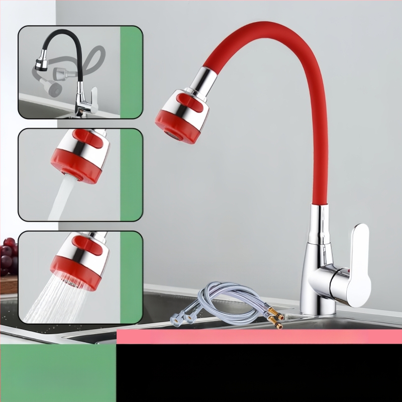 Virtuvės čiaupas, modelis 890, plastiko korpusas, keramikinis vožtuvas, vieno jungties, CE sertifikatas