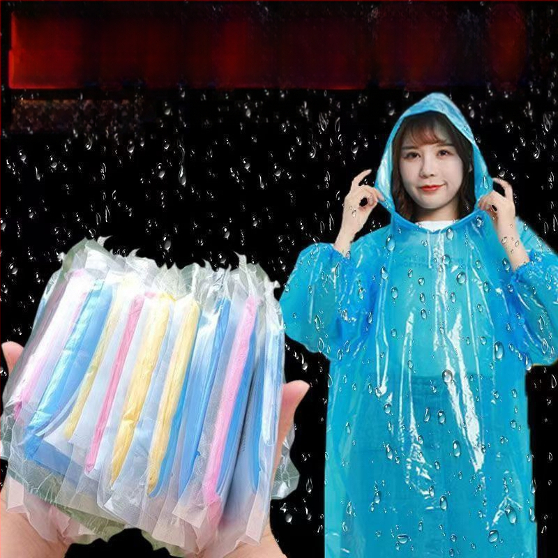 Poncho de ploaie din PVC, subțire, cu adeziv PU pentru etanșare, pentru bicicletă și exterior, imprimare logo disponibil