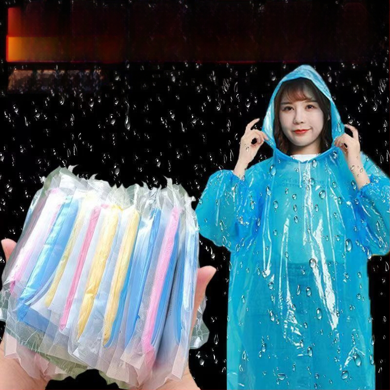 Poncho de ploaie din PVC, subțire, cu adeziv PU pentru etanșare, pentru bicicletă și exterior, imprimare logo disponibil