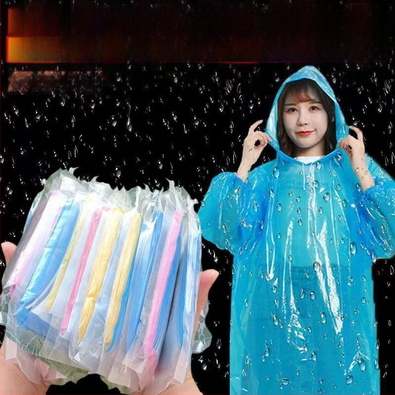 Poncho de ploaie din PVC, subțire, cu adeziv PU pentru etanșare, pentru bicicletă și exterior, imprimare logo disponibil