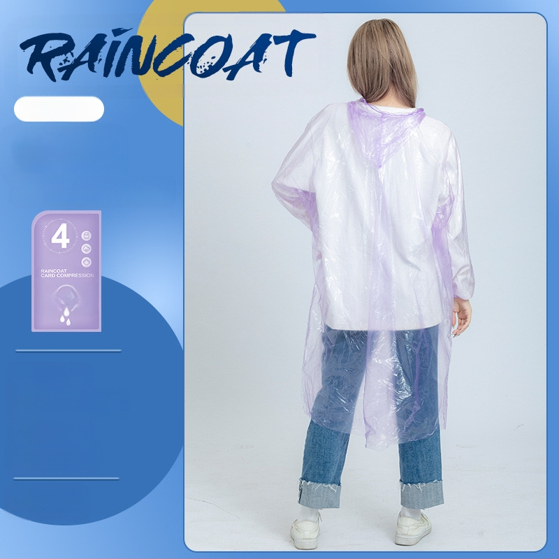 Poncho de ploaie din PVC, subțire, cu adeziv PU pentru etanșare, pentru bicicletă și exterior, imprimare logo disponibil