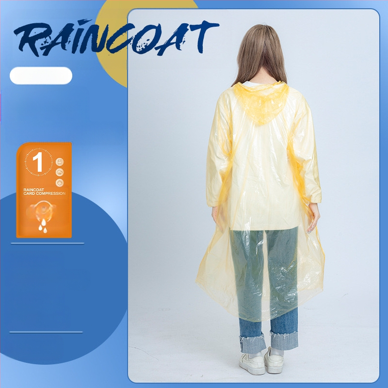 Poncho de ploaie din PVC, subțire, cu adeziv PU pentru etanșare, pentru bicicletă și exterior, imprimare logo disponibil