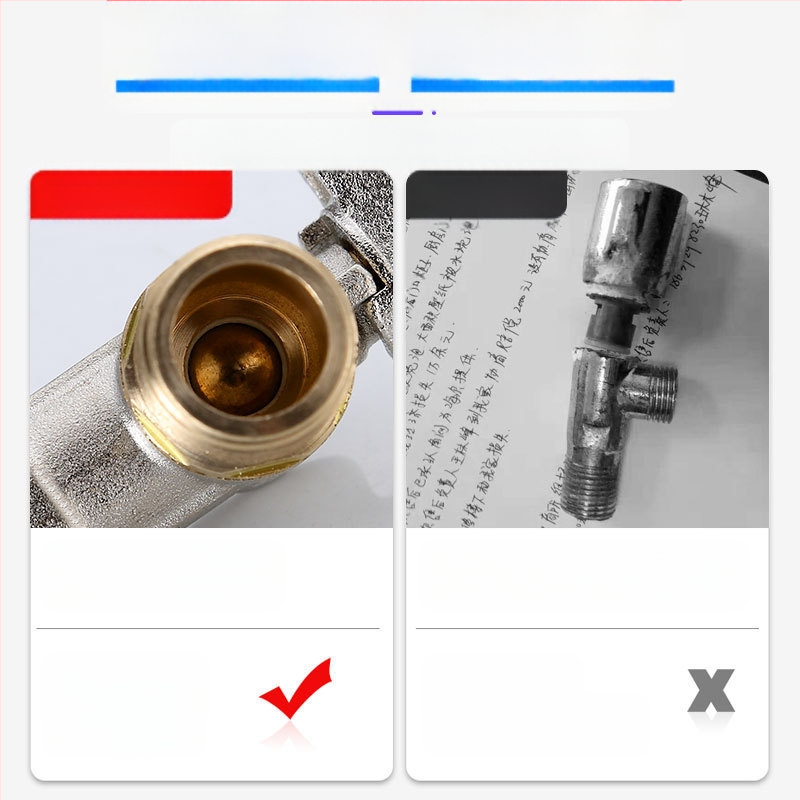 Месингов ъглов вентил за вграждане с голям поток и шаров клапан, за топла и студена вода; модел YLF1325; работно налягане 0.8 MPa; Ø20 мм; монтаж в стената; подходящ за тоалетни и бойлери