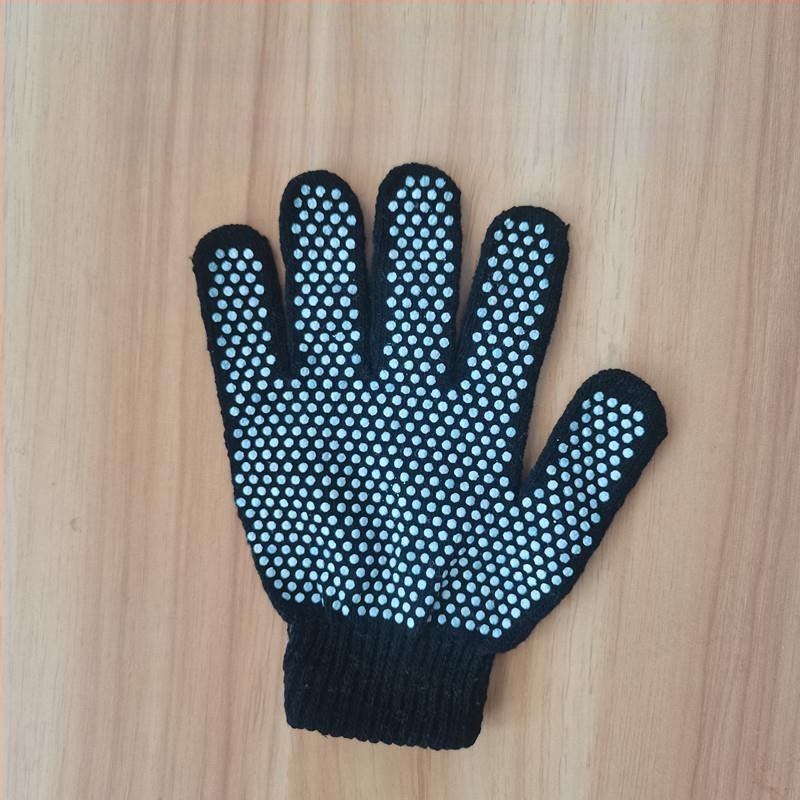 Vaikų medvilninės apsauginės pirštinės, neslystančios, cartoon stiliaus, skirtos sodininkystei ir lengvoms užduotims, amžius 3-12 metų