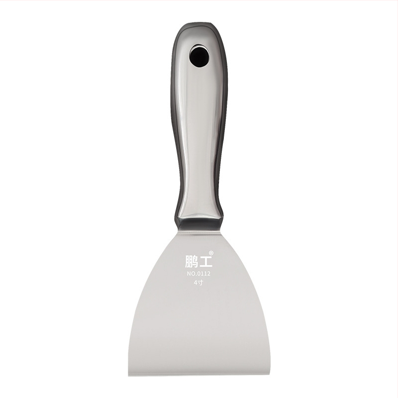 Плосък нож за шпакловка – неръждаема стомана, хранително качество, за почистване на прах и кал от лезвия; Peng Gong