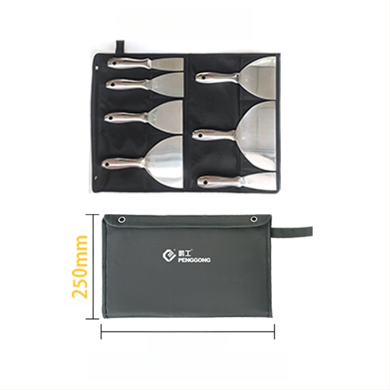 Плосък нож за шпакловка – неръждаема стомана, хранително качество, за почистване на прах и кал от лезвия; Peng Gong