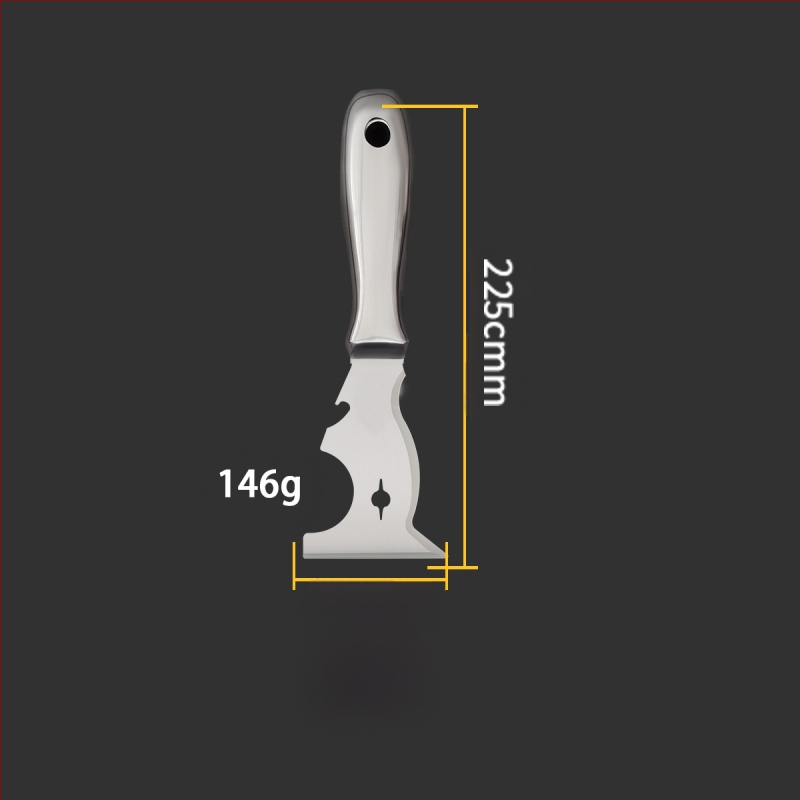 Плосък нож за шпакловка – неръждаема стомана, хранително качество, за почистване на прах и кал от лезвия; Peng Gong