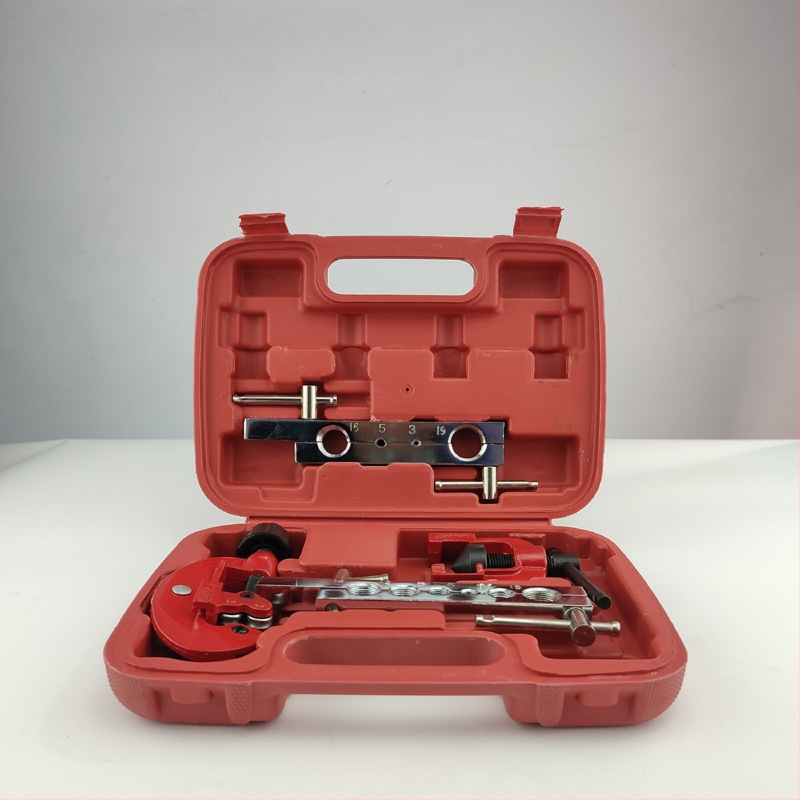 Vario vamzdžių flanšavimo įrankis, 10 dalių rinkinys, modelis CT-2029, septynių skylučių flanšavimo freza