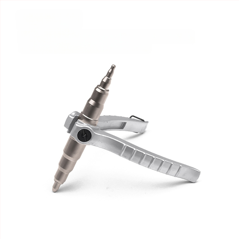 Vario vamzdžių flanšavimo įrankis, 10 dalių rinkinys, modelis CT-2029, septynių skylučių flanšavimo freza