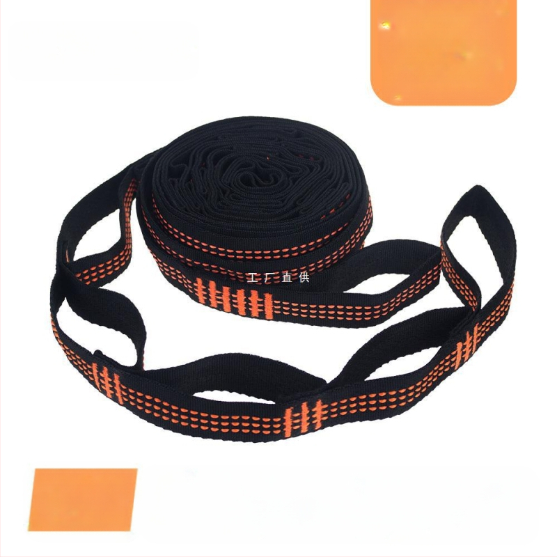 Hamakų diržai - reguliuojami, greitas montavimas, aukštos tvirtumo poliesteris, įtrauktos 2 sagtelės, nešiojami