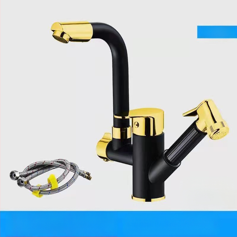 Virtuvės maišytuvas su ištraukiamu antgaliu karštam ir šaltam vandeniui, iš nerūdijančio plieno, keramikinis vožtuvas, montuojamas ant paviršiaus, 35 mm sėdėjimo skersmuo