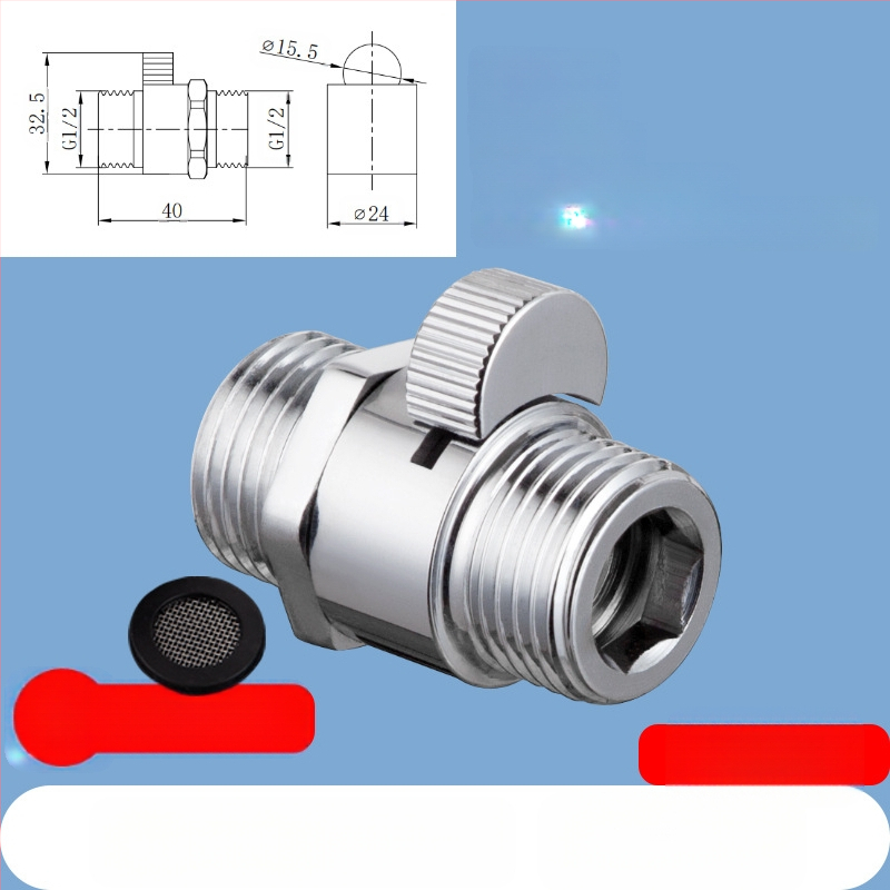 JF360 Mesing ravni i kutni ventil za WC sprej — navoj, Ø20 mm, 1,6 MPa