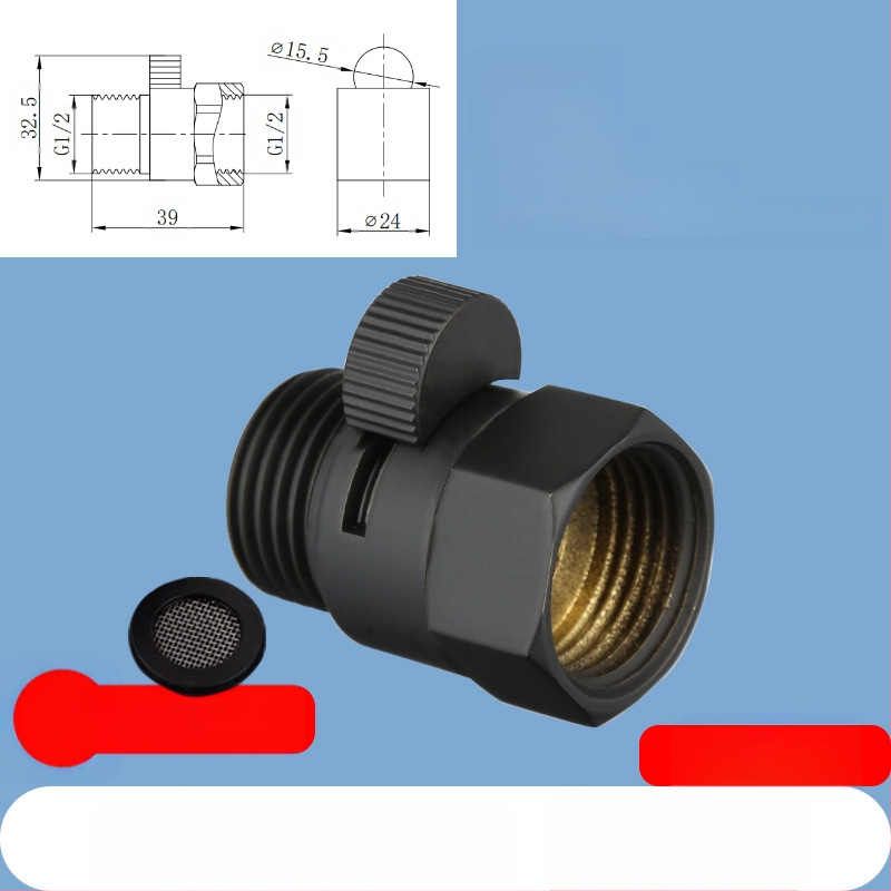 JF360 Mesing ravni i kutni ventil za WC sprej — navoj, Ø20 mm, 1,6 MPa