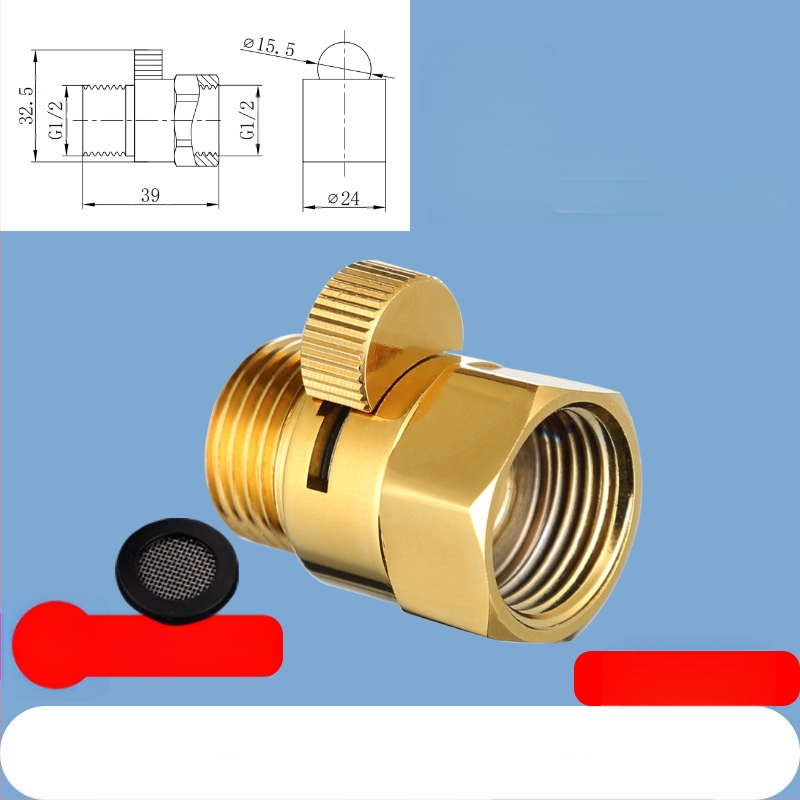 JF360 Mesing ravni i kutni ventil za WC sprej — navoj, Ø20 mm, 1,6 MPa
