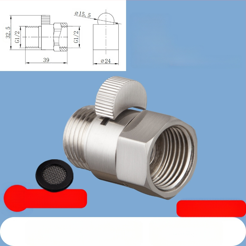 JF360 Mesing ravni i kutni ventil za WC sprej — navoj, Ø20 mm, 1,6 MPa