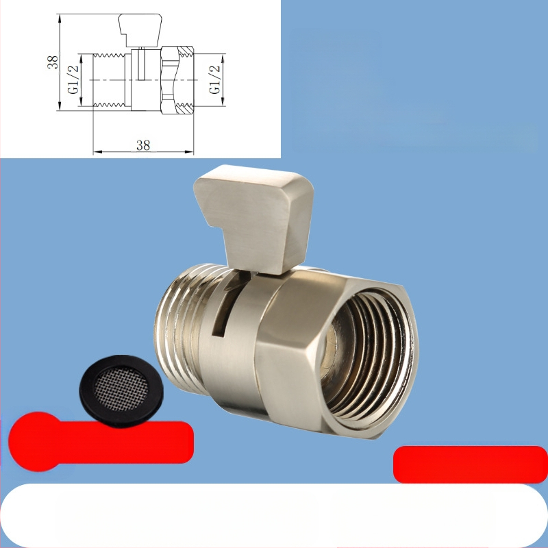 JF360 Mesing ravni i kutni ventil za WC sprej — navoj, Ø20 mm, 1,6 MPa