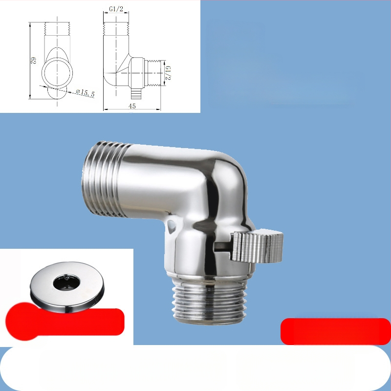 JF360 Mesing ravni i kutni ventil za WC sprej — navoj, Ø20 mm, 1,6 MPa