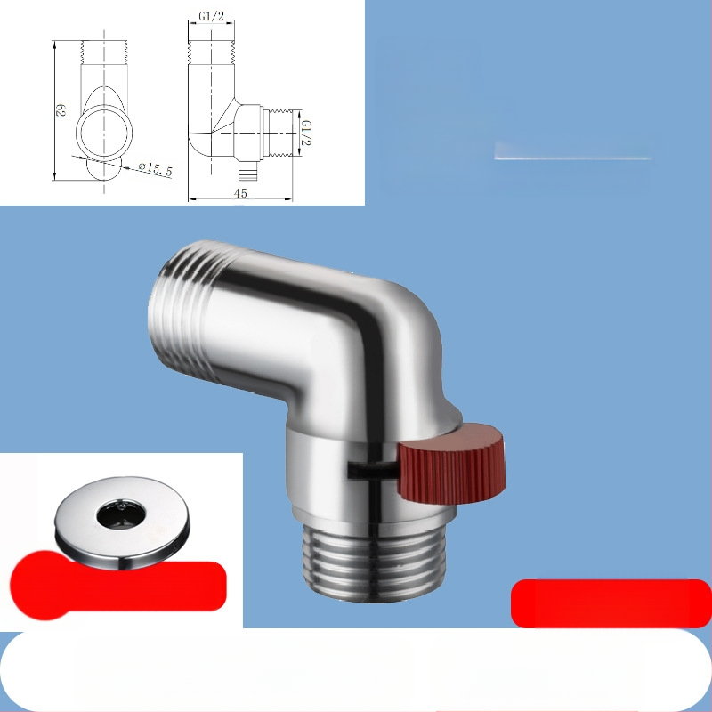 JF360 Mesing ravni i kutni ventil za WC sprej — navoj, Ø20 mm, 1,6 MPa