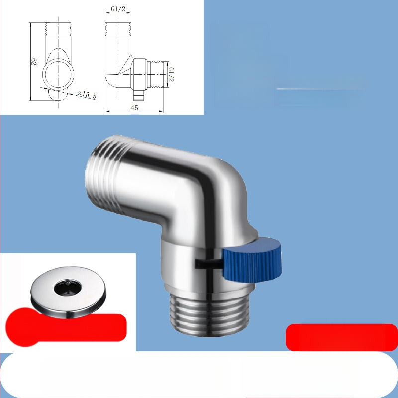JF360 Mesing ravni i kutni ventil za WC sprej — navoj, Ø20 mm, 1,6 MPa