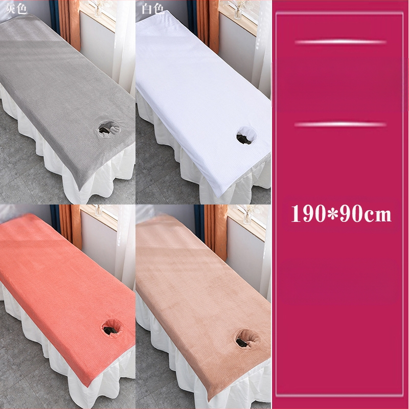 Grožio salono rankšluosčių komplektas su skylute masažo stalui ir veido pagalvėlei, Coral fleece 150D, aukštas/žemas pluoštas, logotipo pritaikymas