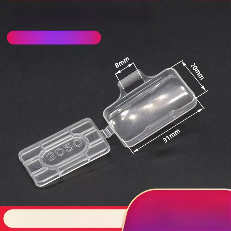 Vamzdžių ir kabelių žymėjimo plokštelė, atspari vandeniui skaidriam ženklinimo rėmeliui, PP medžiaga, tinkama vidaus ir lauko naudojimui, suderinama su spausdinimo modeliais 3010/3020/4010/4020