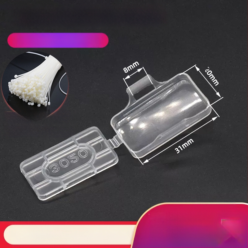 Vamzdžių ir kabelių žymėjimo plokštelė, atspari vandeniui skaidriam ženklinimo rėmeliui, PP medžiaga, tinkama vidaus ir lauko naudojimui, suderinama su spausdinimo modeliais 3010/3020/4010/4020