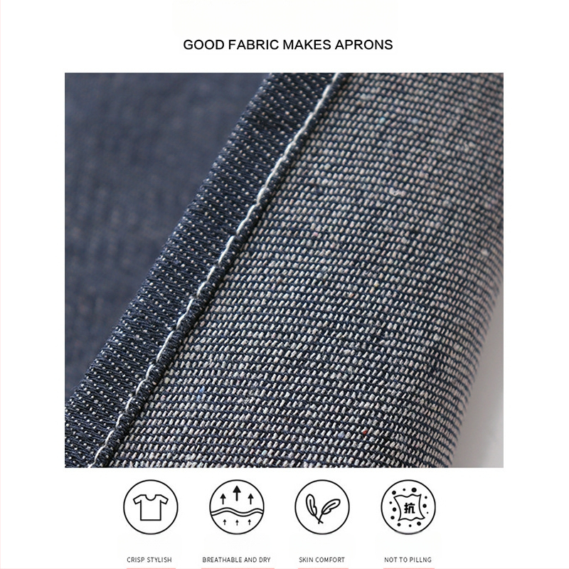 Ποδιά κουζίνας χωρίς μανίκια, ιαπωνικού στυλ, καμβάς, κατά της μόλυνσης