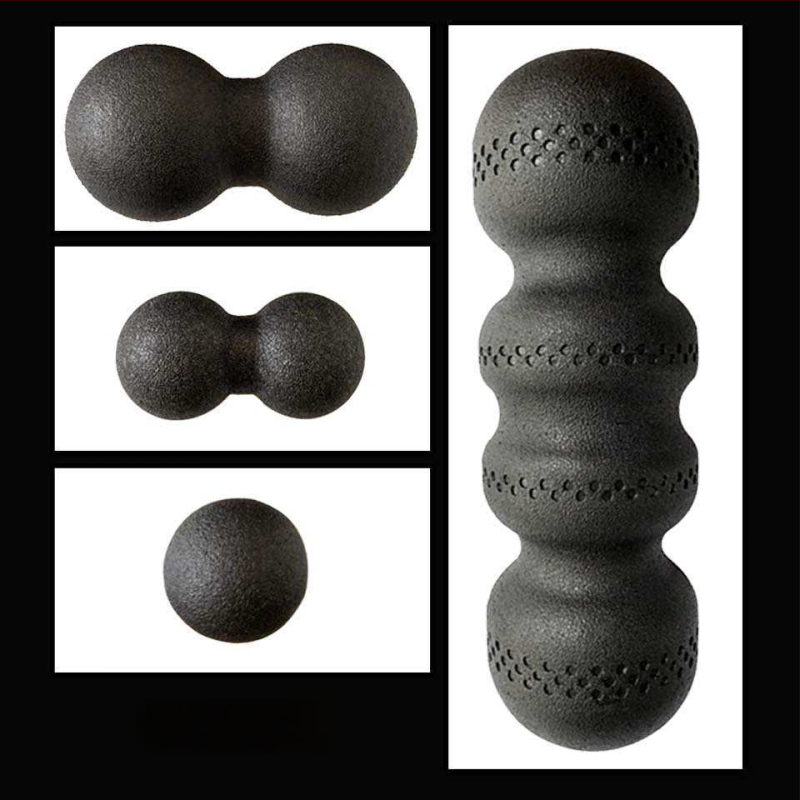 Солиден пенопластов ролер със сфера във формата на фъстък за релаксация на мускулите и fascia (Материал: Друго; Марка: Друга)