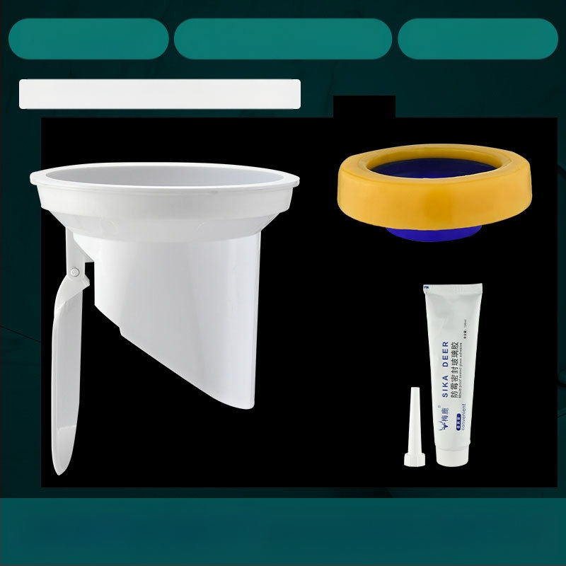 Tualeto flanšas, kvapų užkardymo sandarinimo žiedas, sustiprintas dizainas, universalus pagrindas, nutekėjimo gumos žiedas, nepralaidus