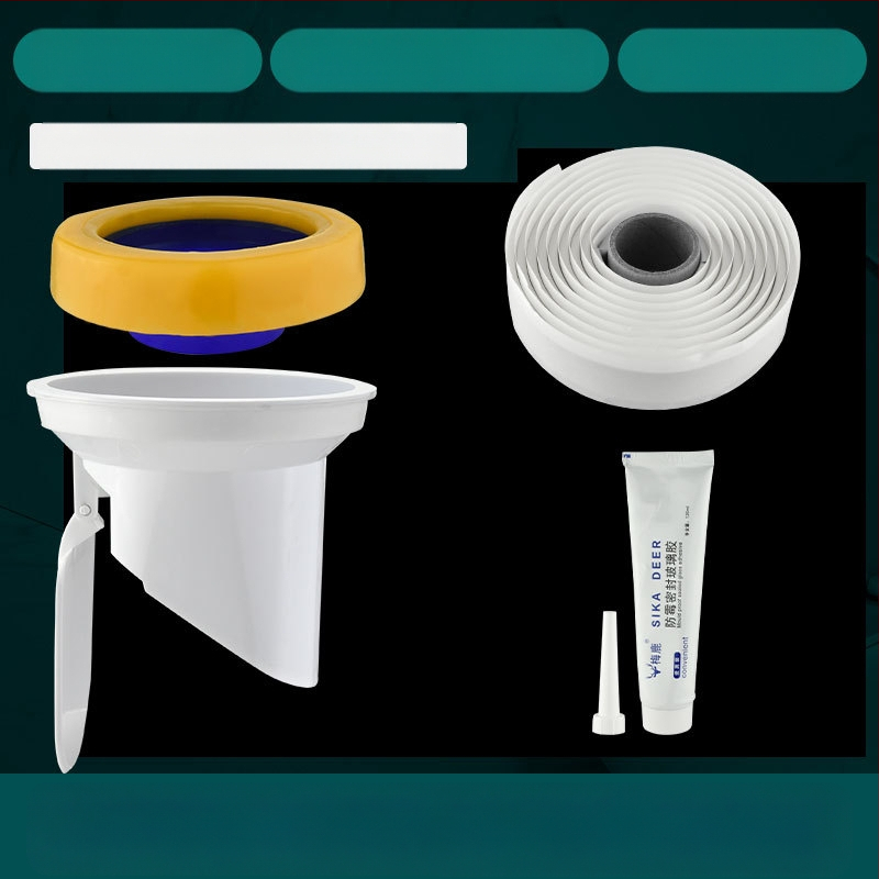 Tualeto flanšas, kvapų užkardymo sandarinimo žiedas, sustiprintas dizainas, universalus pagrindas, nutekėjimo gumos žiedas, nepralaidus