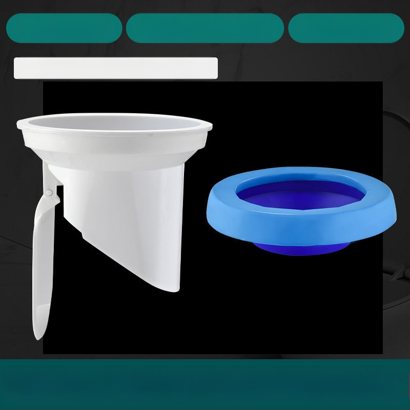 Tualeto flanšas, kvapų užkardymo sandarinimo žiedas, sustiprintas dizainas, universalus pagrindas, nutekėjimo gumos žiedas, nepralaidus