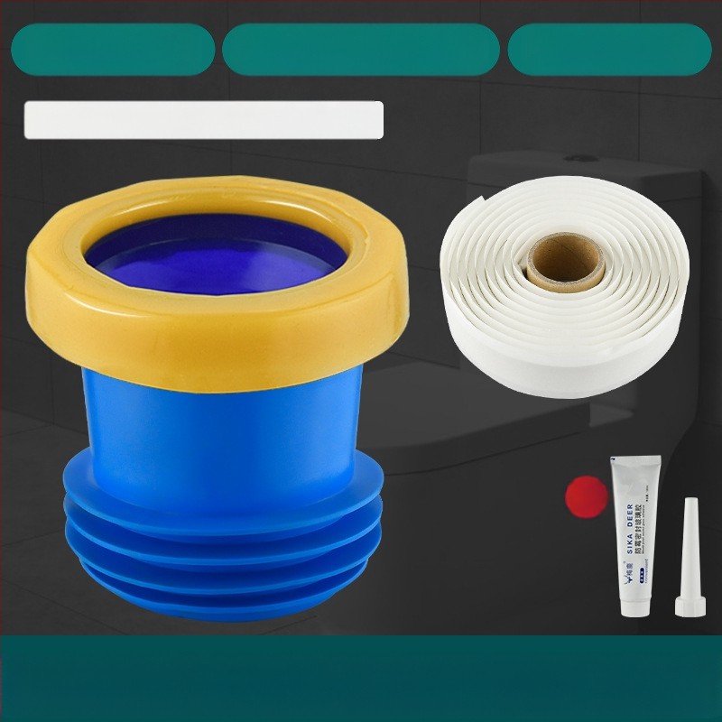 Tualeto flanšas, kvapų užkardymo sandarinimo žiedas, sustiprintas dizainas, universalus pagrindas, nutekėjimo gumos žiedas, nepralaidus