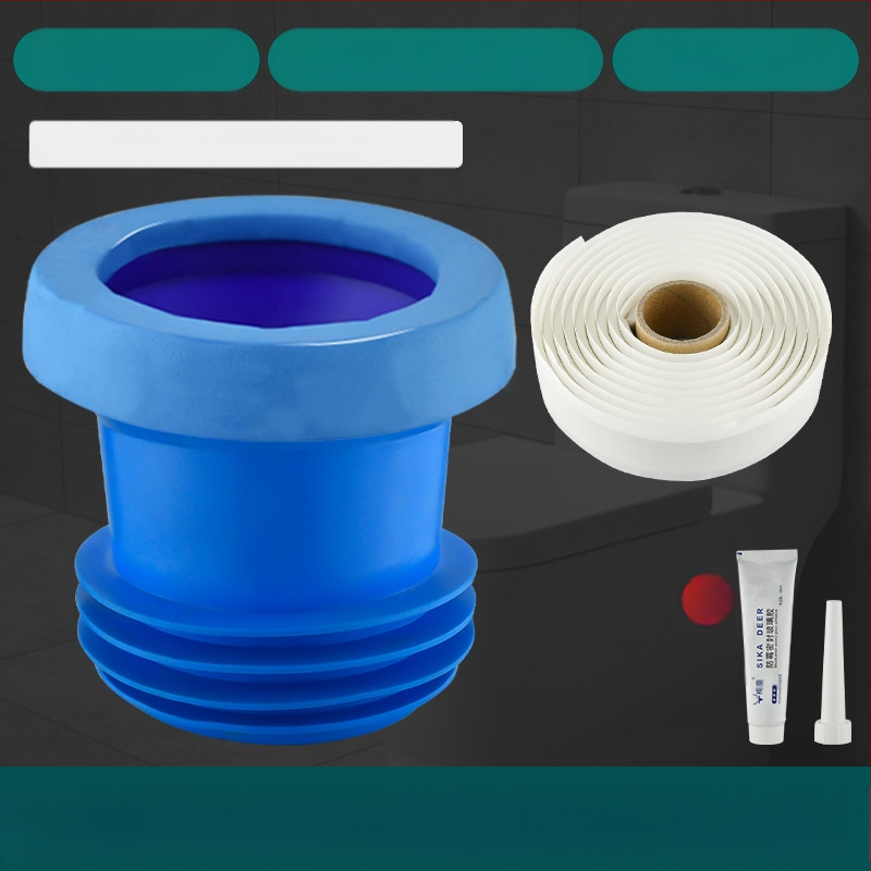 Tualeto flanšas, kvapų užkardymo sandarinimo žiedas, sustiprintas dizainas, universalus pagrindas, nutekėjimo gumos žiedas, nepralaidus