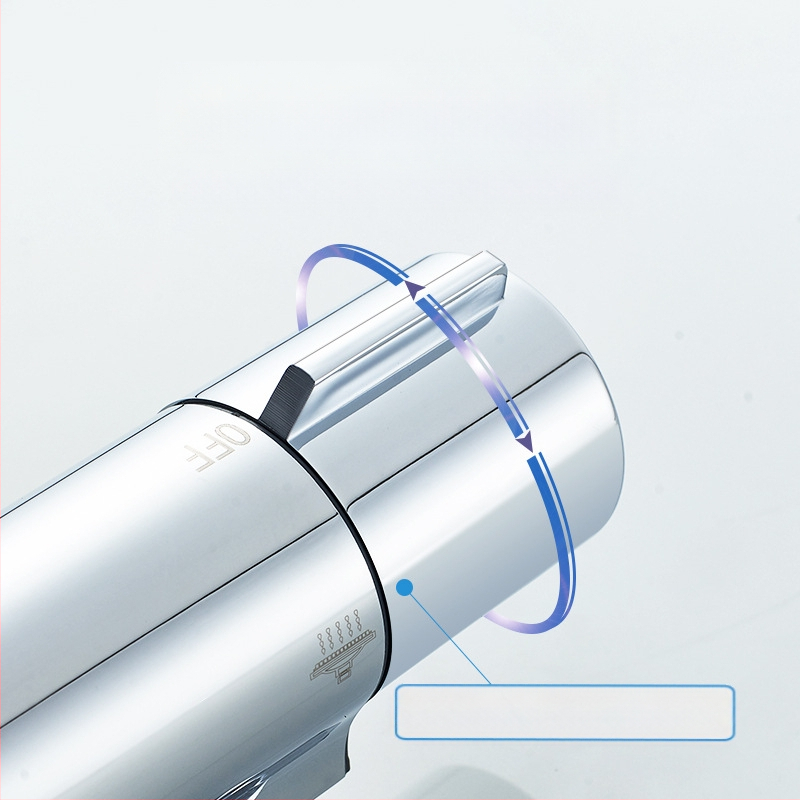 Termostatinis dušo vožtuvas - varinis korpusas, sieninis montavimas, 20–55°C, 1.0–5 kg, termostatinis + keraminė vožtuvo šerdis