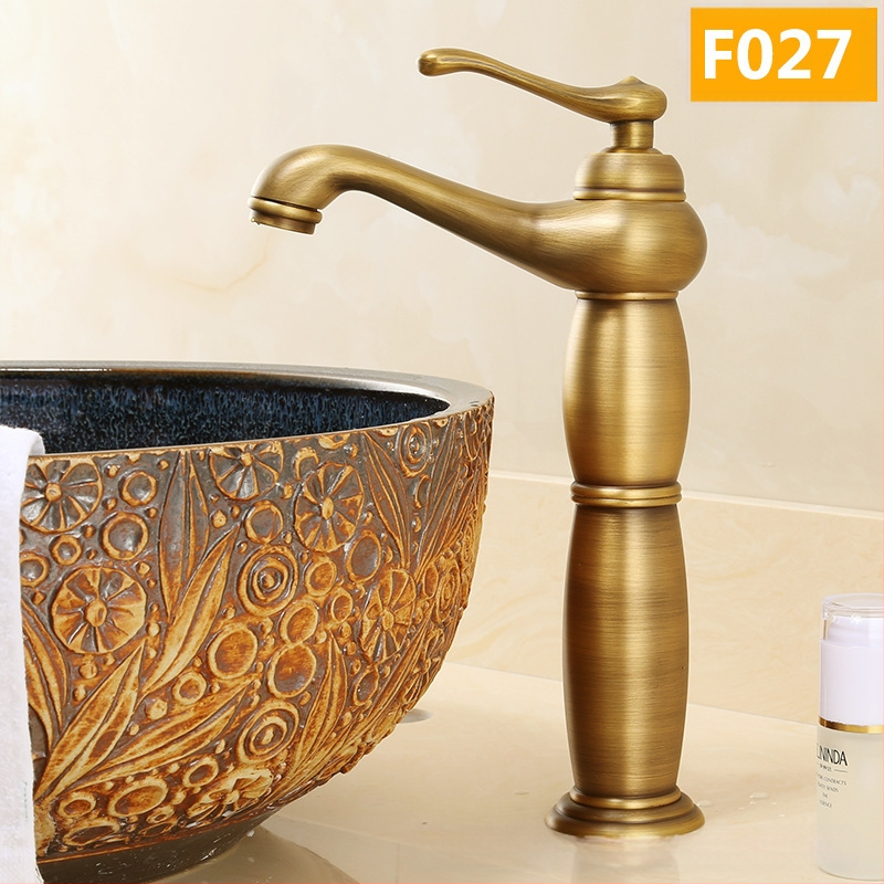 Europos stiliaus praustuvo maišytuvas, varinis korpusas, keraminis vožtuvo korpusas, 8 mm įvadas/išvadas, keliamasis veikimas