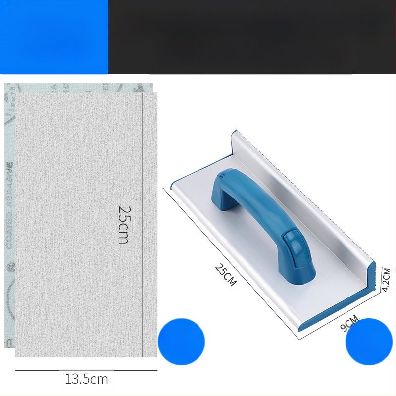 Γωνιακό σύστημα λείανσης από κράμα αλουμινίου με αυτοκόλλητο γυαλόχαρτο, χειροκίνητο εργαλείο λείανσης κονιάματος, χειρολαβή λείανσης