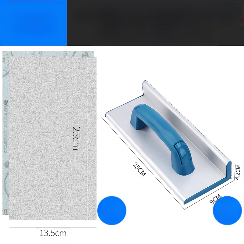 Γωνιακό σύστημα λείανσης από κράμα αλουμινίου με αυτοκόλλητο γυαλόχαρτο, χειροκίνητο εργαλείο λείανσης κονιάματος, χειρολαβή λείανσης