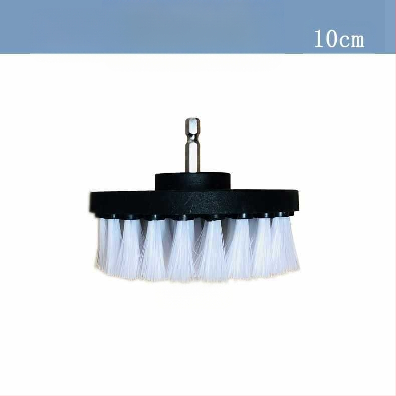 Ηλεκτρική βούρτσα καθαρισμού με κεφαλή τρυπανιού — πολυλειτουργική μεταλλική βούρτσα καθαρισμού για χαλιά, καναπέ, πλακάκια και δάπεδο