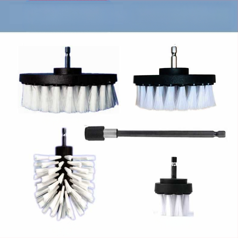 Ηλεκτρική βούρτσα καθαρισμού με κεφαλή τρυπανιού — πολυλειτουργική μεταλλική βούρτσα καθαρισμού για χαλιά, καναπέ, πλακάκια και δάπεδο