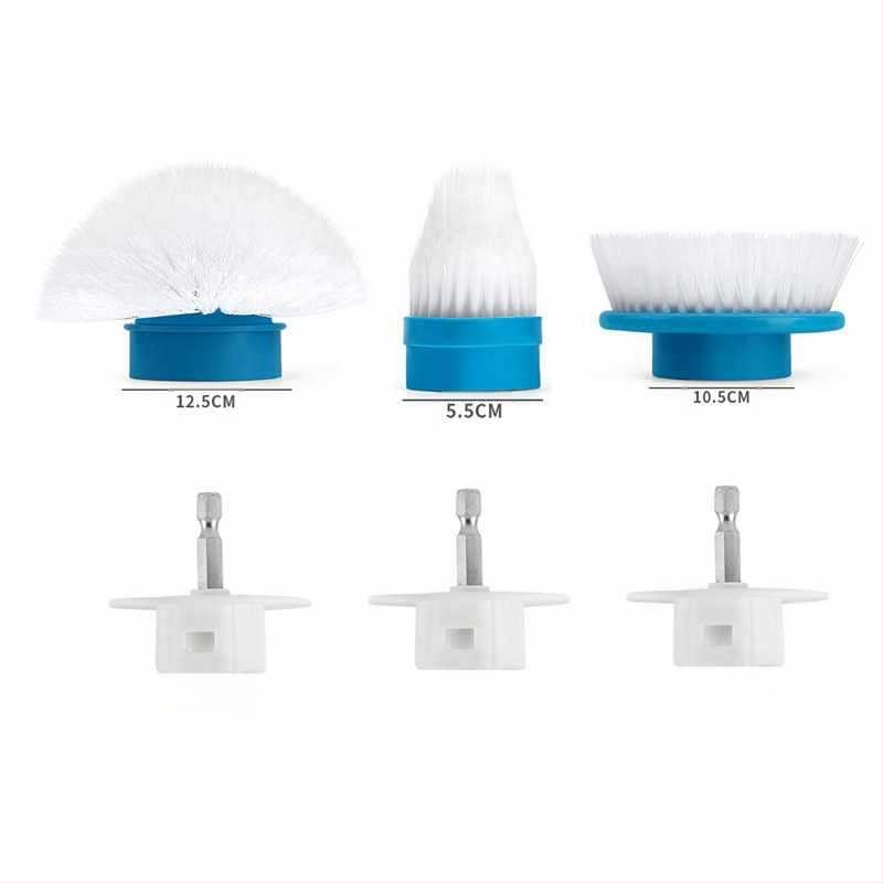 Ηλεκτρική βούρτσα καθαρισμού με κεφαλή τρυπανιού — πολυλειτουργική μεταλλική βούρτσα καθαρισμού για χαλιά, καναπέ, πλακάκια και δάπεδο