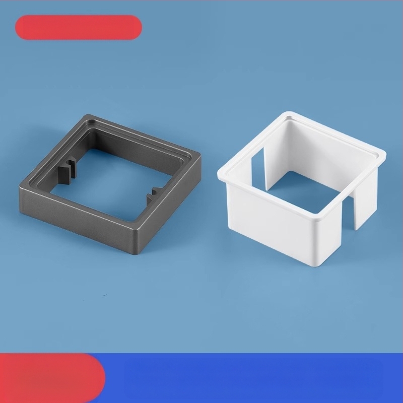 Тип 86 вградена квадратна електрическа кутия с повдигащ пръстен и уплътнител за кутия без дъно, съвместима с панел за превключване.