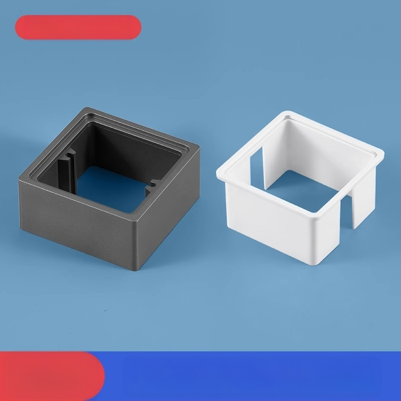 Тип 86 вградена квадратна електрическа кутия с повдигащ пръстен и уплътнител за кутия без дъно, съвместима с панел за превключване.