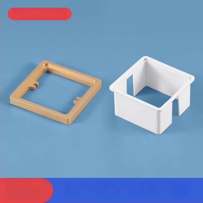 Тип 86 вградена квадратна електрическа кутия с повдигащ пръстен и уплътнител за кутия без дъно, съвместима с панел за превключване.