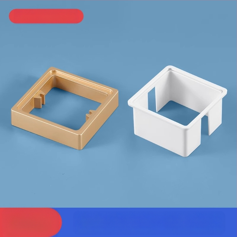 Тип 86 вградена квадратна електрическа кутия с повдигащ пръстен и уплътнител за кутия без дъно, съвместима с панел за превключване.