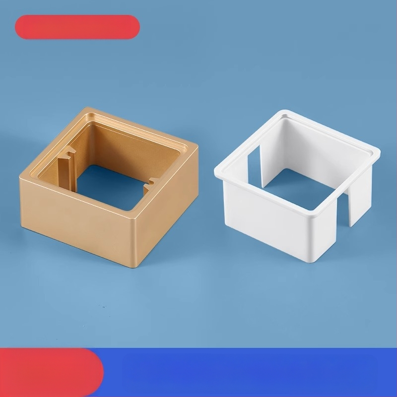 Тип 86 вградена квадратна електрическа кутия с повдигащ пръстен и уплътнител за кутия без дъно, съвместима с панел за превключване.